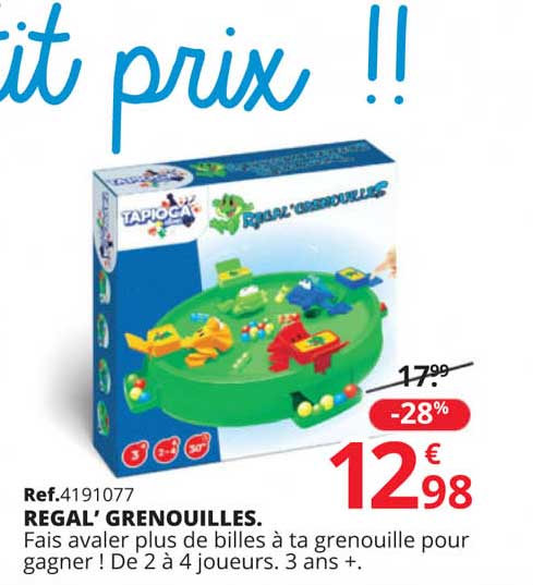 regal' grenouilles