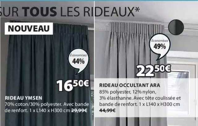 rideau ymsen rideau occulant ara