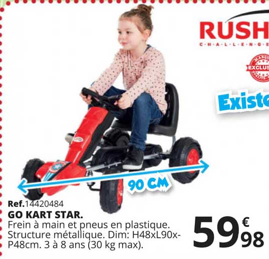 rusher go kart star