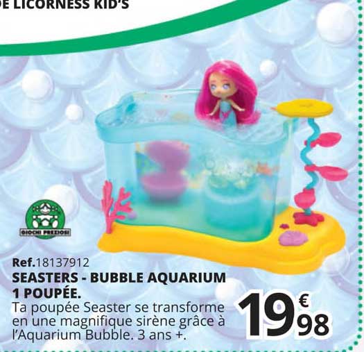seasters - bubble aquarium 1 poupée