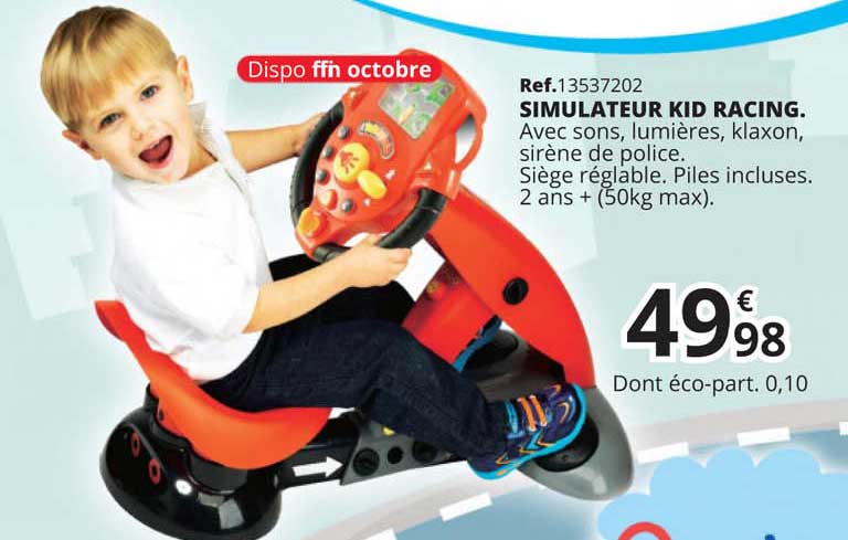 simulateur kid racing
