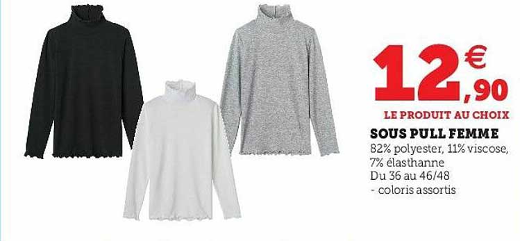 sous pull femme