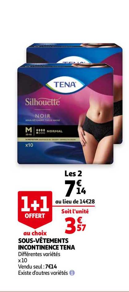 sous-vêtements incontinence tena