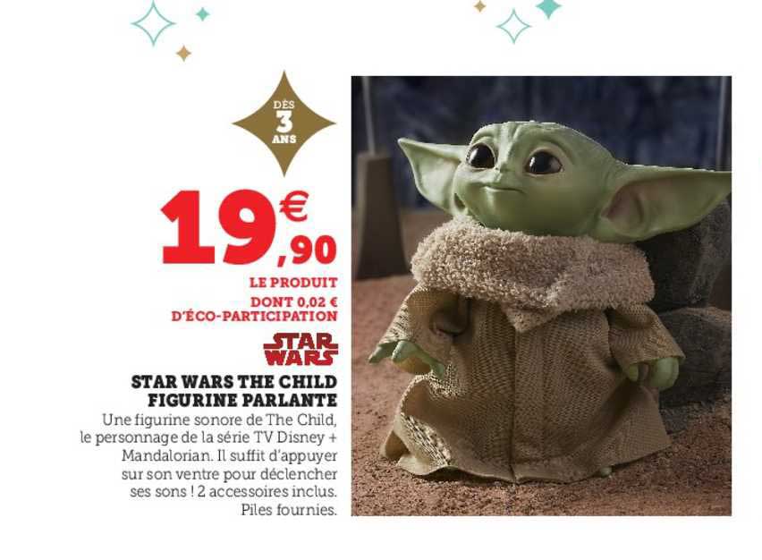 star wars the child figurine parlante