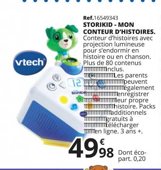 storikid - mon conteur d'histoires vtech