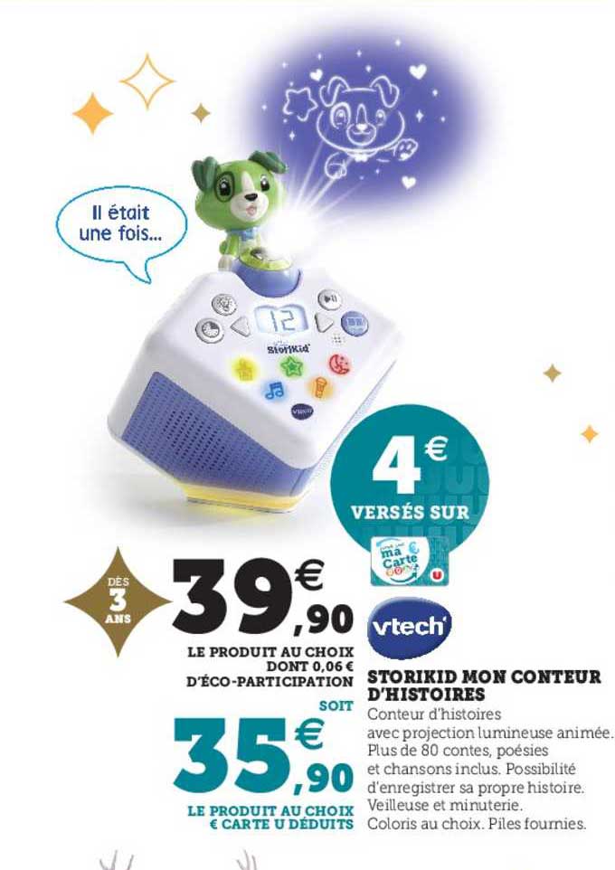 storikid mon conteur d'histoires vtech