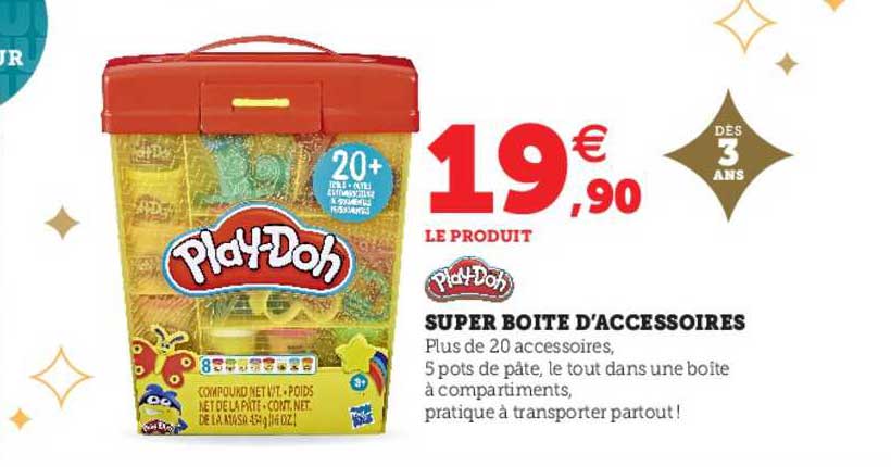 super boîte d'accessoires playDoh