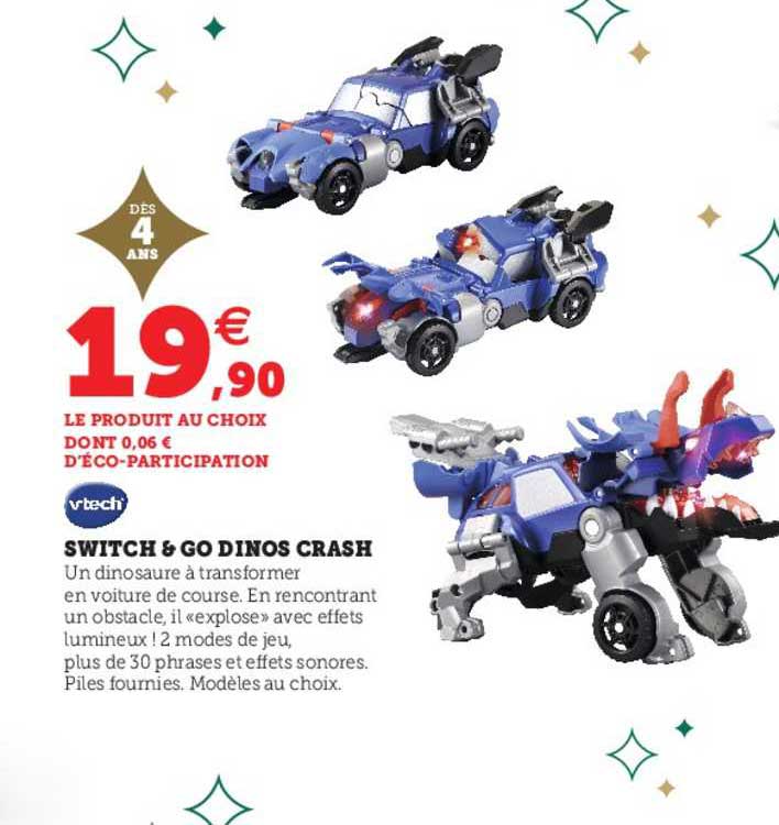 switch & go dinos crash