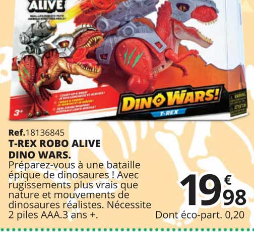 t-rex robo alive dino wars.