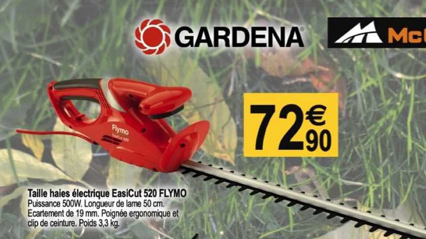 taille haies électrique easiCut 520 flymo