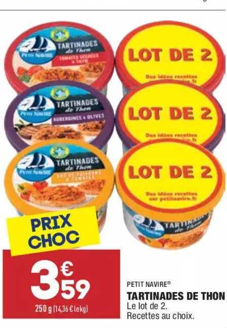 Tartinades De Thon Petit Navire®