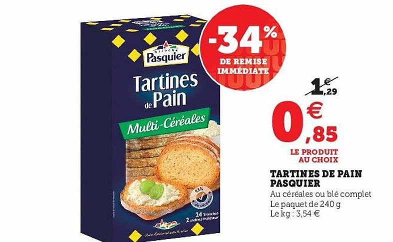 Tartines De Pain Pasquier