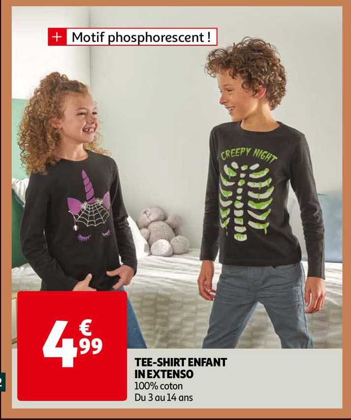 tee-shirt enfant in extenso