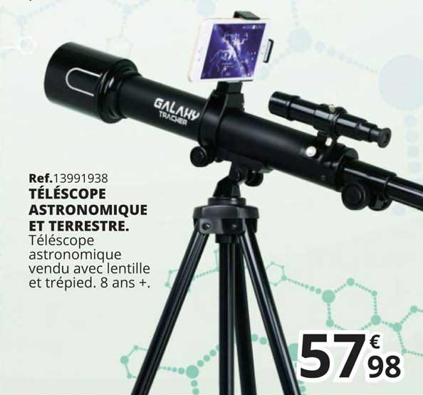 téléscope astronomique et terrestre