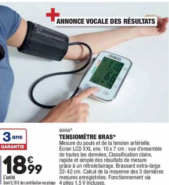 Tensiomètre Bras Quigg®