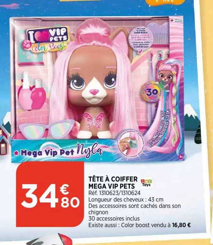 tête à coiffer méga vip pets