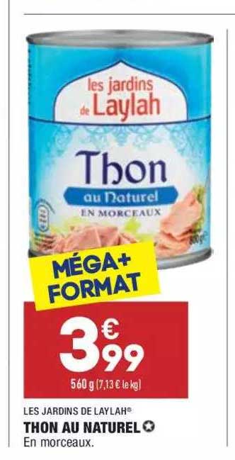 Thon Au Naturel Les Jardins De Laylah®