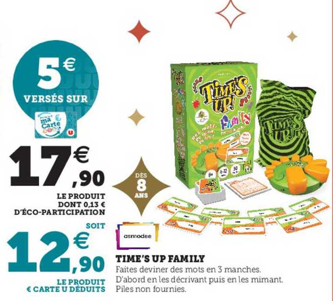 time's up family asmodee