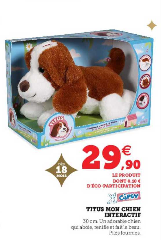 titus mon chien interactif gipsy
