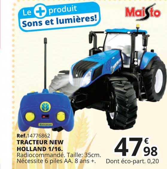 tracteur new holland 1-16.