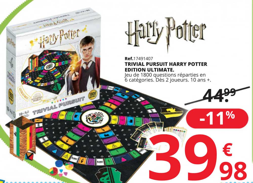 trivial pursuit harry potter edition ultimate