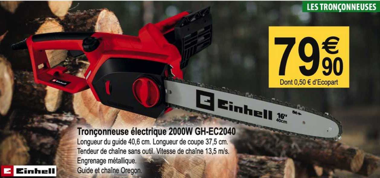 tronçonneuse électrique 2000w gh-ec2042
