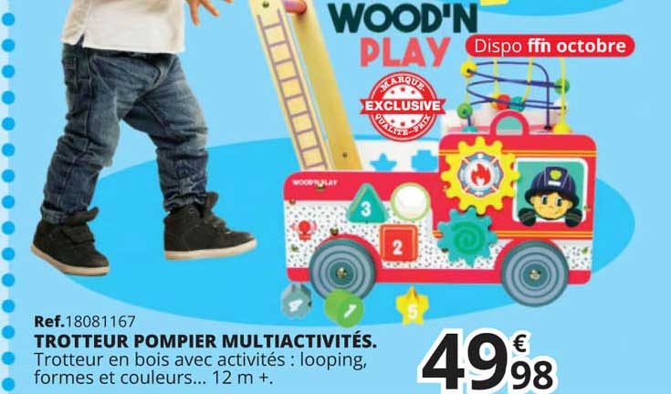trotteur pompier multiactivités