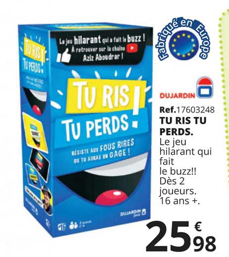 tu ris tu perds dujardin