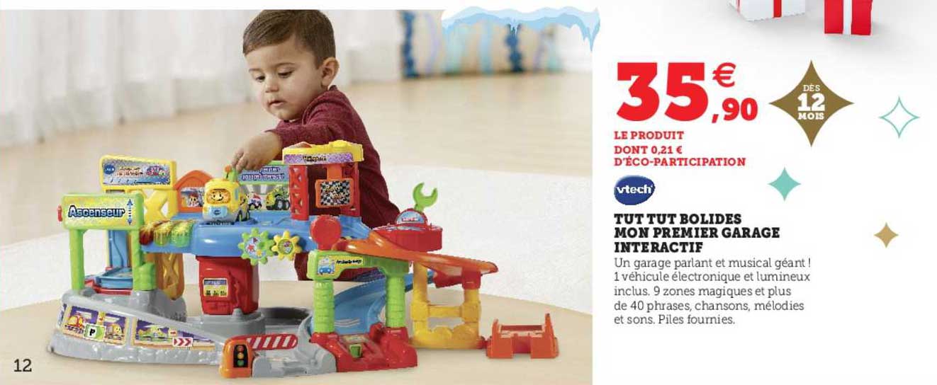 tut tut bolides mon premier garage interactif vtech