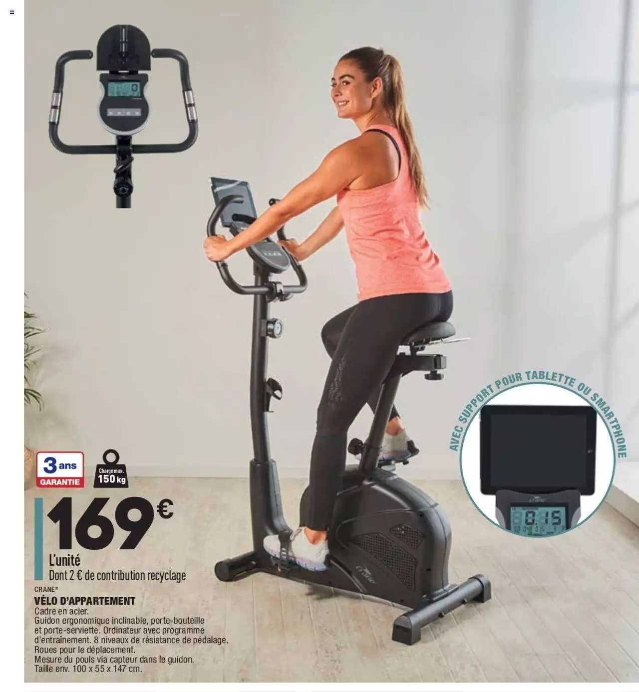 vélo d'appartement crane®