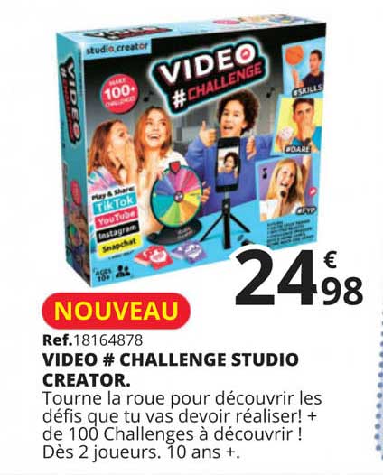 video # challenge studio creator