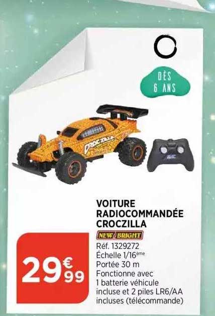 voiture radiocommandée croczilla