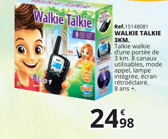 walkie talkie 3km.