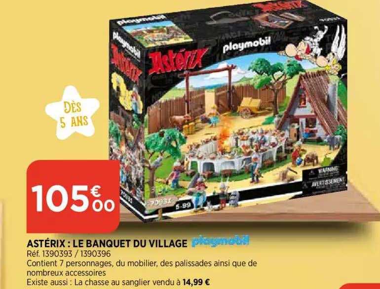 astérix : le banquet du village playmobil