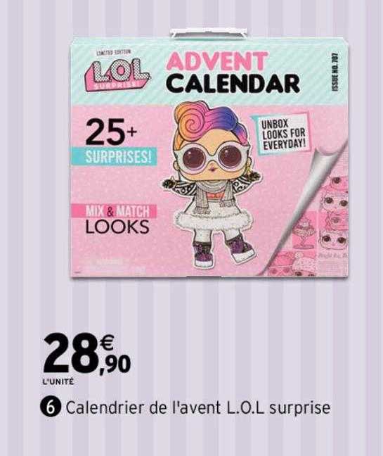 calendrier de l'avent  l.o.l surprise