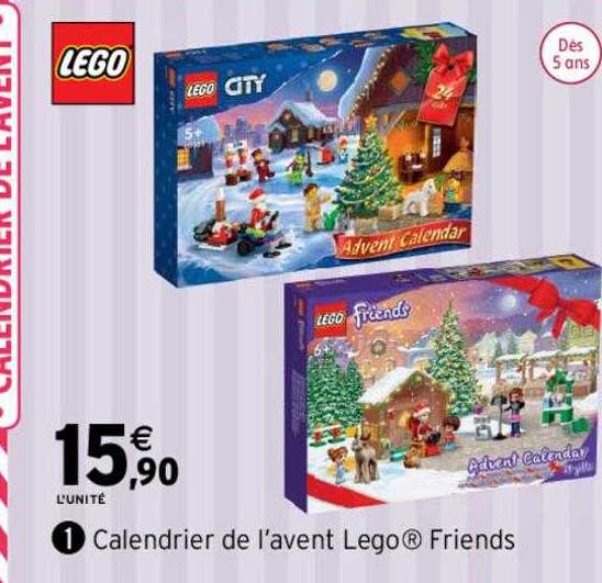 calendrier de l'avent lego friends