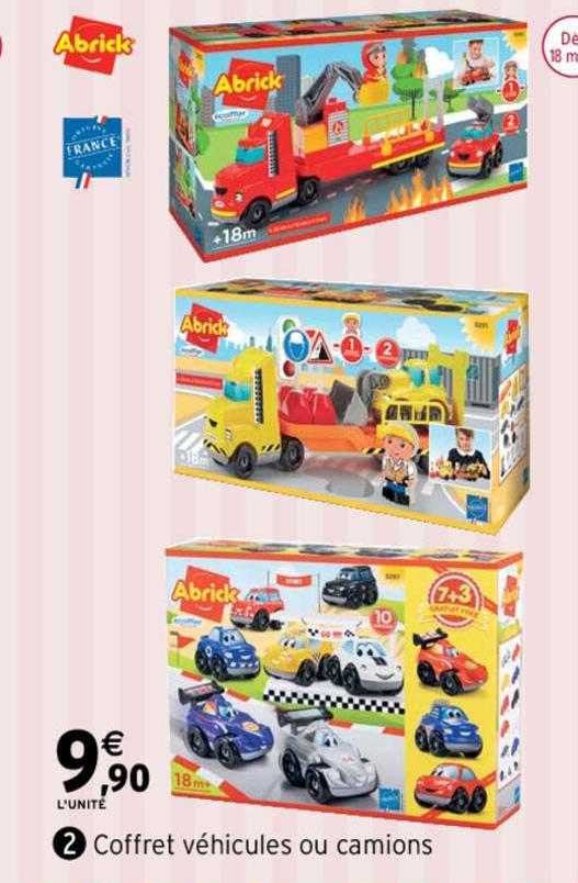 coffret véhicules ou camions abrick