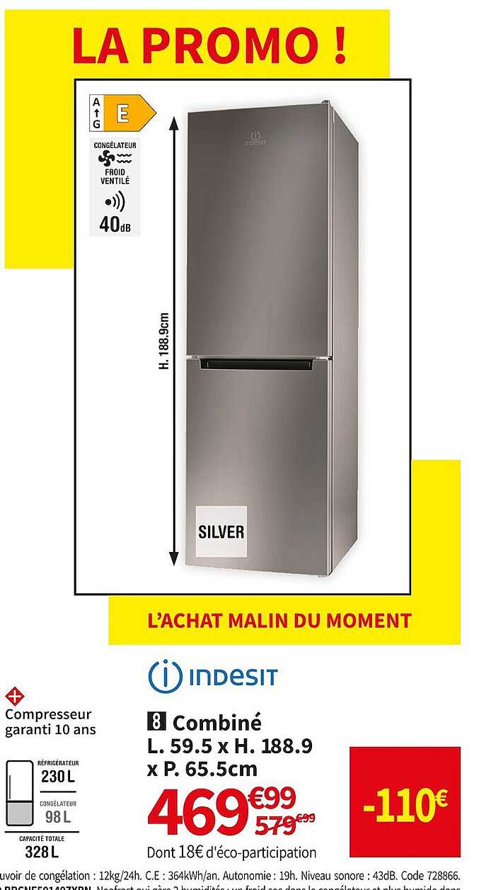 Combiné Indesit