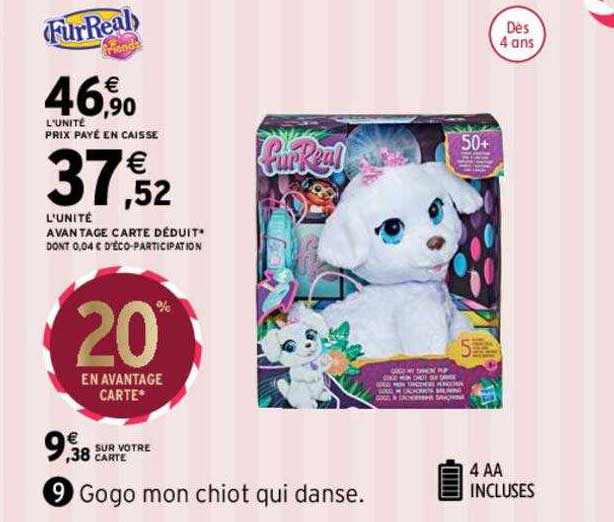 gogo mon chiot qui danse furreal friends