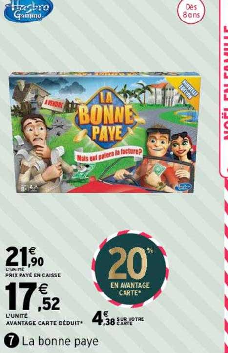 la bonne paye hasbro gaming