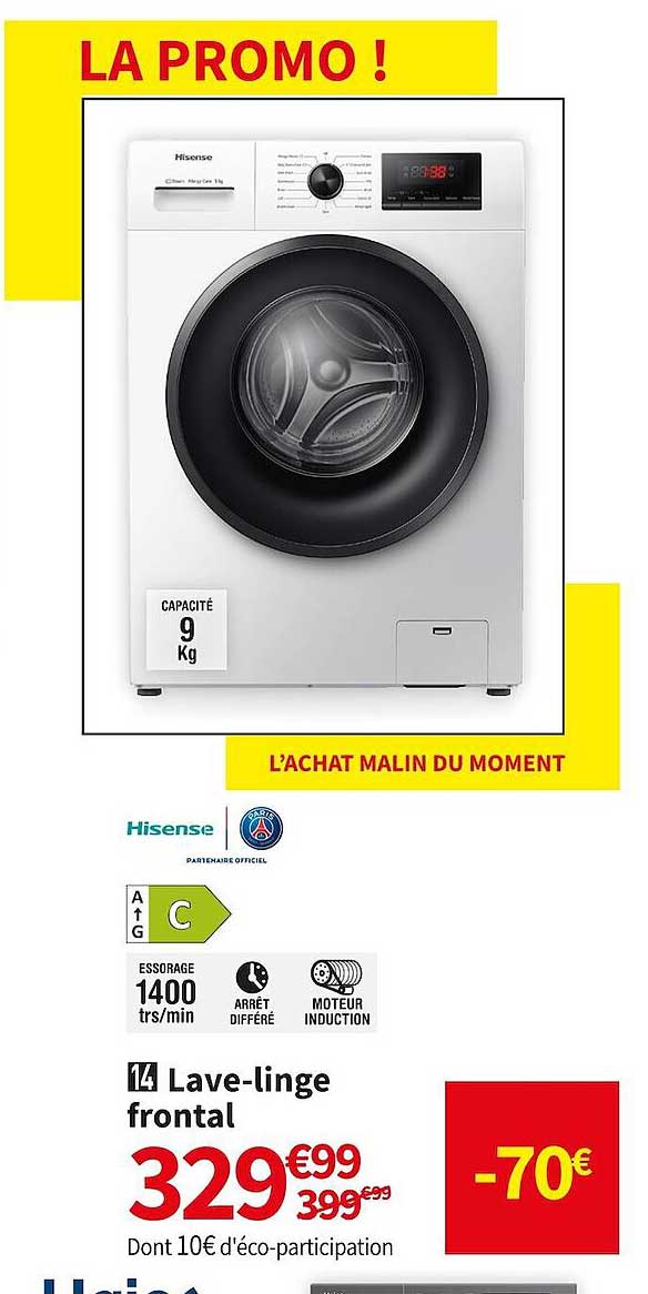 lave-linge frontal hisense