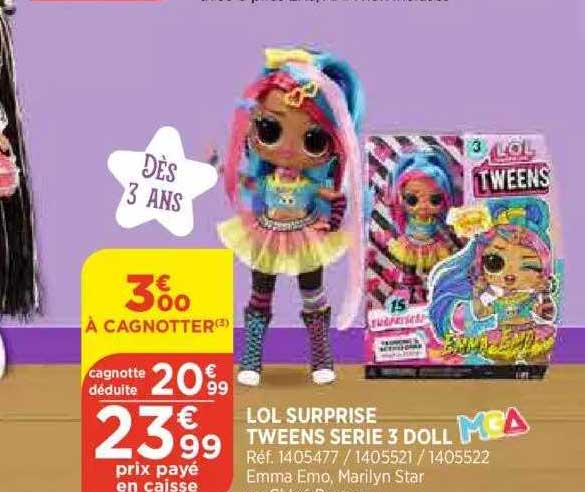 lol surprise tweens série 3 doll mga