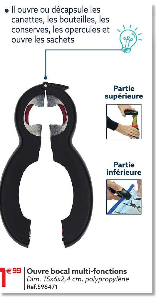 ouvre bocal multi-fonctions
