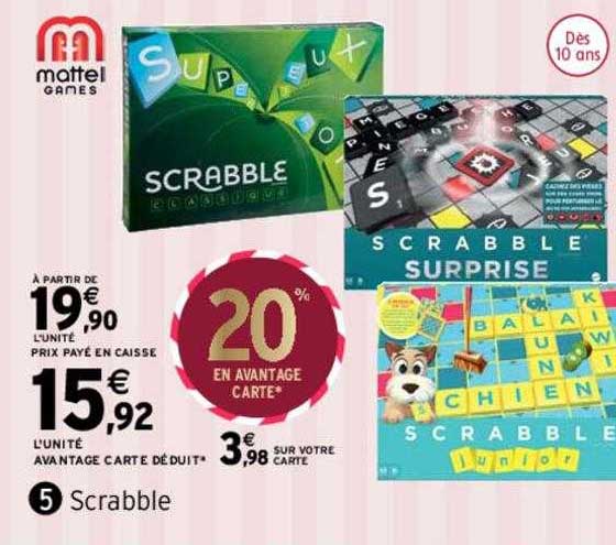 scrabble mattel games