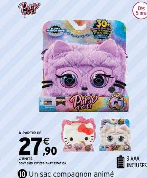 un sac compagnon animé