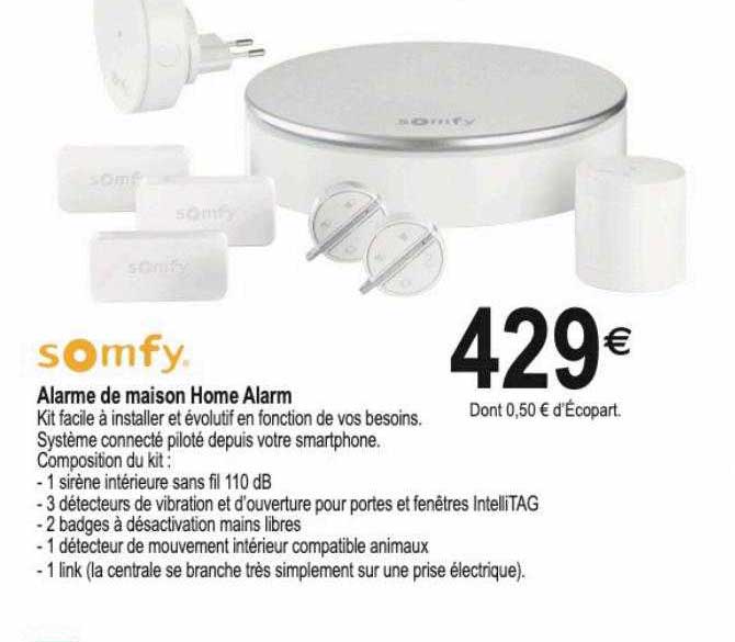 alarme de maison home alarm somfy