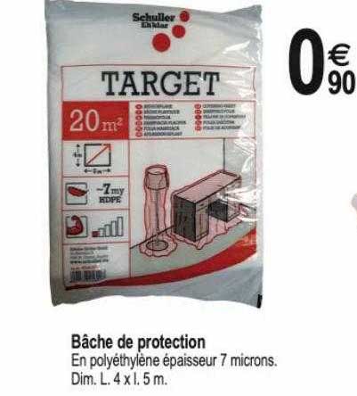 bâche de protection target