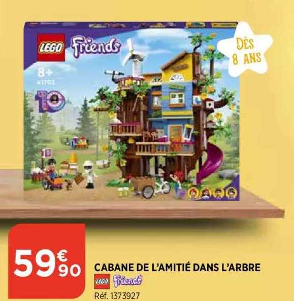 cabane de l'amitié dans l'arbre lego friends