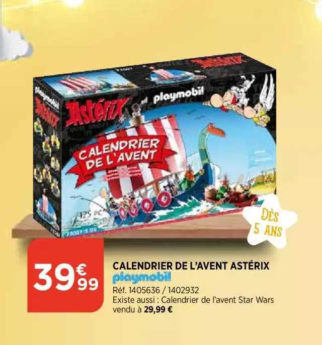calendrier de l'avent astérix playmobil