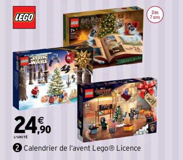 calendrier de l'avent lego licence